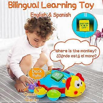 Baby Crawling & Walking Musical Ladybug Toy – Light-Up, Shape Buttons