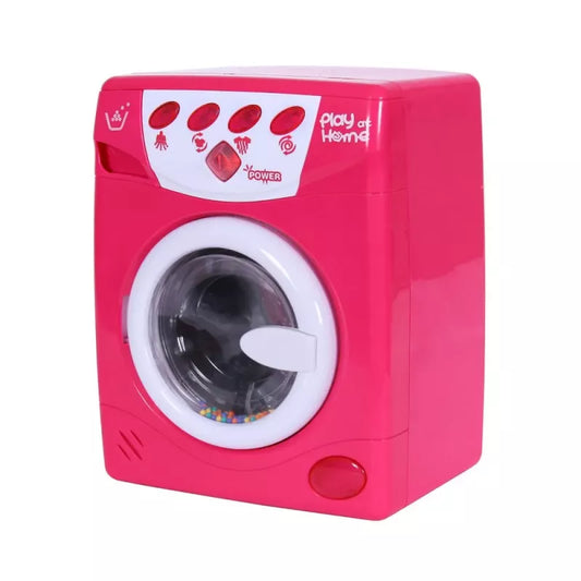 Play at Home Washing Machine Toy – Kids Pretend Laundry Appliance with Light & Sound (Role Play Toy)