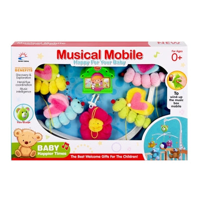 Musical Crib Mobile – Baby Cot Bed Hanging Music Mobile for Newborns