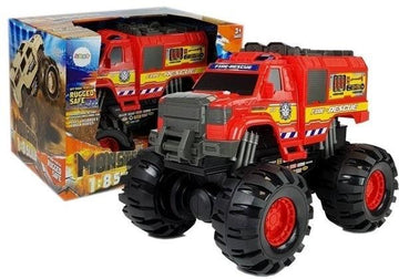 Fire Rescue Monster Truck 1:8 – Remote Control Fire Department Off-Road RC Vehicle