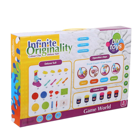 Create Food Modeling Clay Set – Pretend Food Maker Machine with Molds + Modeling Clay (Age 3+) |