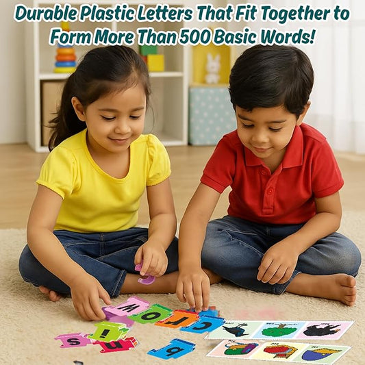 Creative’s Link N Spell – 50 Linkable Letter Tiles Word Building & Spelling Game for Kids (Age 5+)