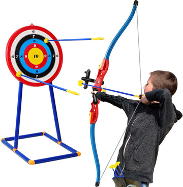 Archer Pro Kids Bow & Arrow Shooting Set – Archery Target Practice Toy with Suction Arrows