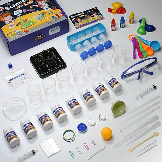 Science Kit for Kids – 36 Lab Experiments Educational STEM Set, 60+ PCS, Christmas/Birthday Gift for Boys & Girls (Ages 6–12)