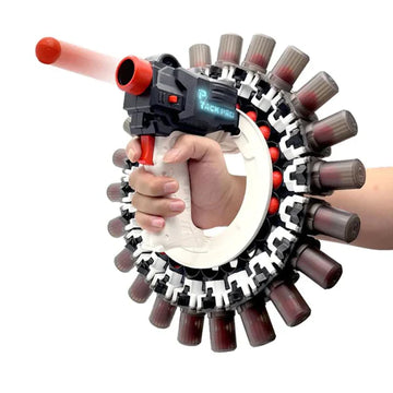 Rechargeable Foam Ball Blaster Toy (Electric Power Ring Blaster 2009A) – Handheld Kids Blaster, Ages 6+