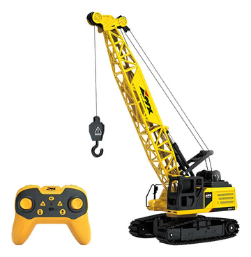 8CH Remote Control Crane Truck (2.4G) – Metal RC Engineering Vehicle Set with Light, Sound & Music (Kids Construction Toy)