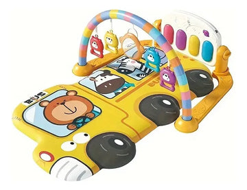 Baby Activity Gym Play Mat with Kick Piano – Musical Playmat with Sounds & Hanging Toys (Early Stimulation)