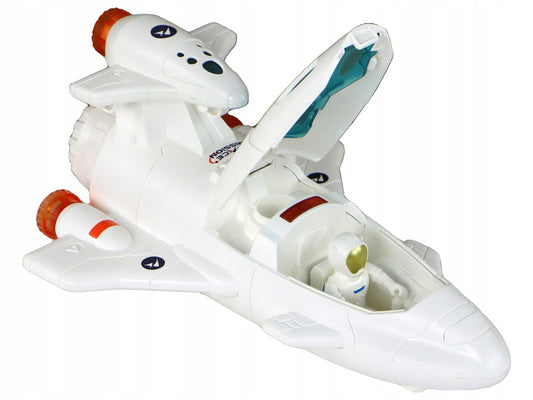 Space Mission Rocket Playset 4 pcs – Rocket & Astronaut Toy Set with Light and Sound