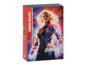 Captain Marvel Superhero Figure with Moving Parts – 33cm Articulated Avengers Character Toy for Kids