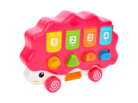 Pop-Up Joy Interactive Toy – Musical Light-Up Push & Pull Learning Toy with Pop-Up Buttons + Shape Sorter (18M+)