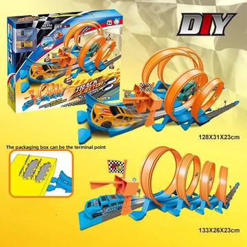 70-Piece Racing Track Set