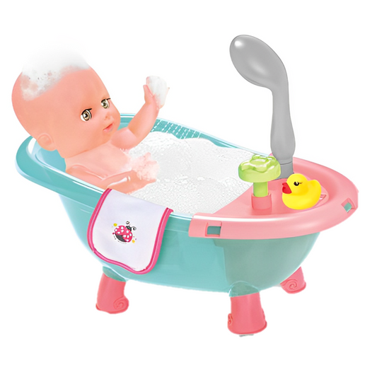 Deluxe Baby Doll With Bath