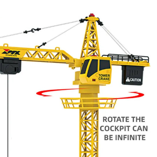 2.4G Remote Control Engineering Truck (9CH) – Metal RC Construction Vehicle with Light & Music