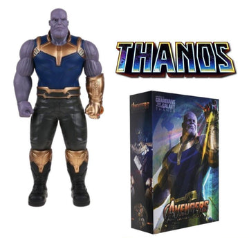 Thanos action figure with packaging and Kanaan Toys branding on a white background