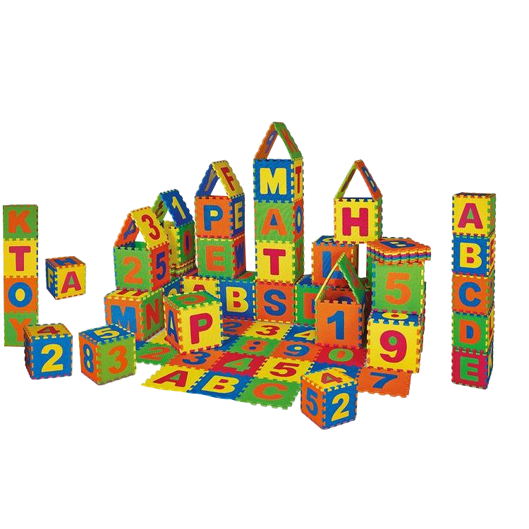 Alphabet & Numbers Play Mat - 36 Pieces