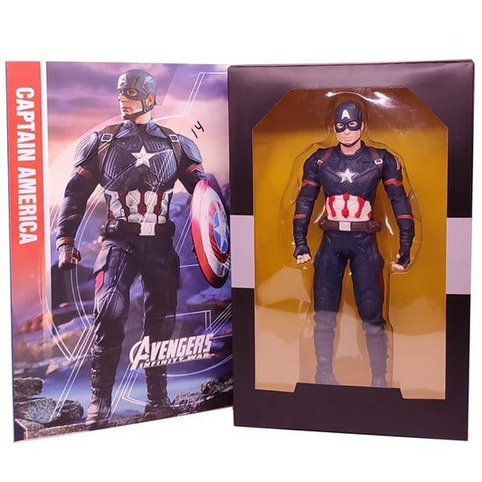 Captain America Superhero Figure – 33 cm Articulated Character Toy in Window Box