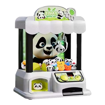 Panda Doll Machine Claw Toy 941E – Mini Arcade Grabber Machine with Panda Balls & Accessories