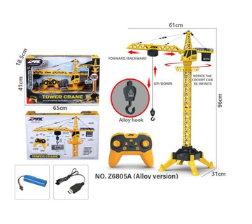 2.4G Remote Control Engineering Truck (9CH) – Metal RC Construction Vehicle with Light & Music