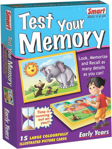 Creative’s Test Your Memory – 56 Piece Self-Correcting Memory Matching Puzzle Game with Activity Guide for Kids (Age 5+)
