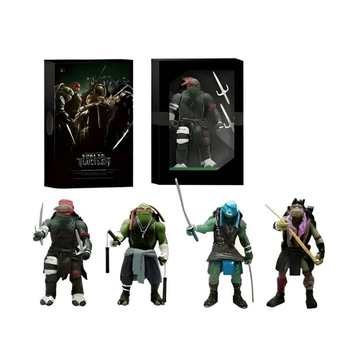 Turtle Ninja Character Figure – Collectible Action Toy with Weapon Accessories for Kids