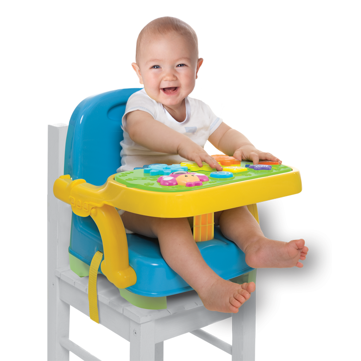 WINFUN- Bright Booster Seat With Activity Tray