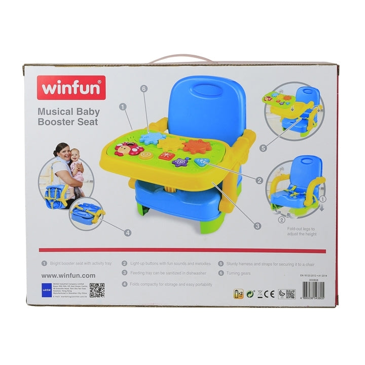 WINFUN- Bright Booster Seat With Activity Tray