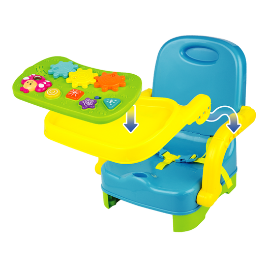 WINFUN- Bright Booster Seat With Activity Tray