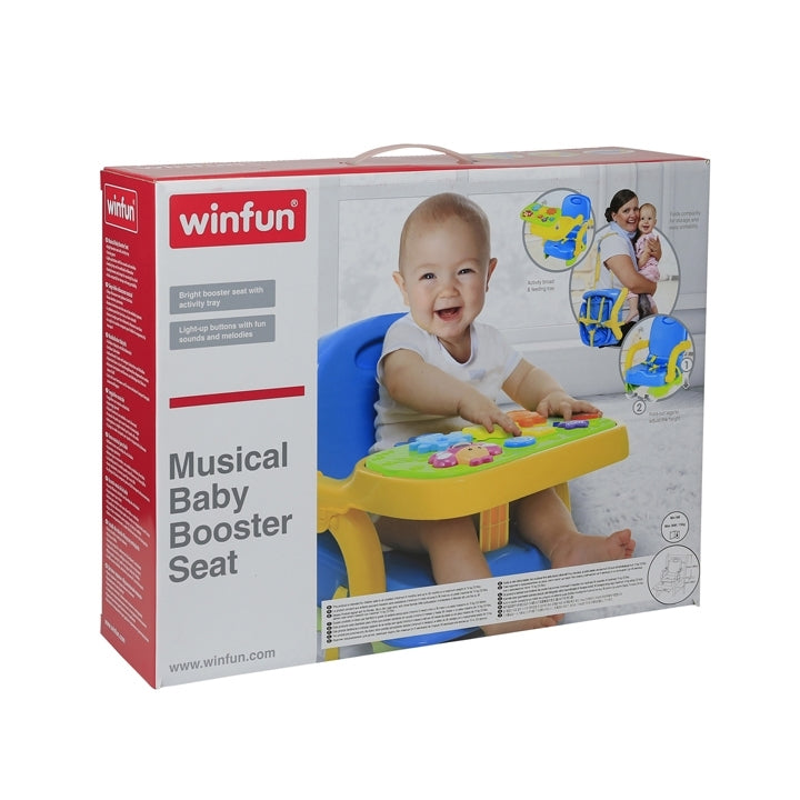 WINFUN- Bright Booster Seat With Activity Tray