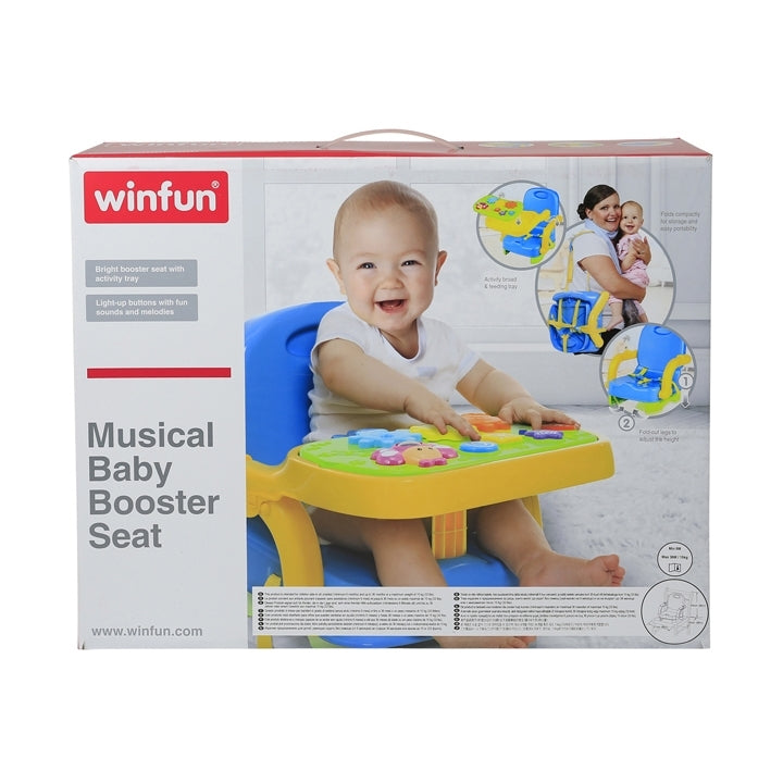 WINFUN- Bright Booster Seat With Activity Tray